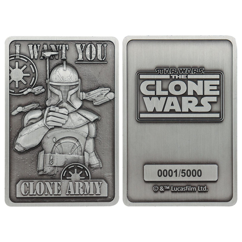 Star Wars The Clone Wars Metallbarren Captain Rex Limited Edition