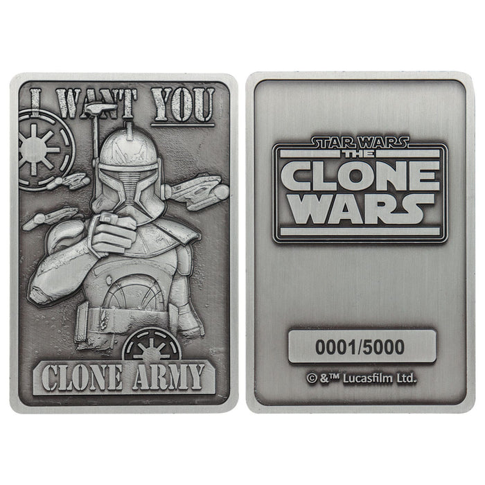 Star Wars The Clone Wars Metallbarren Captain Rex Limited Edition