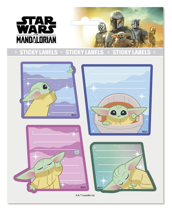 Star Wars The Mandalorian Premium Selbstklebende Etiketten Grogu