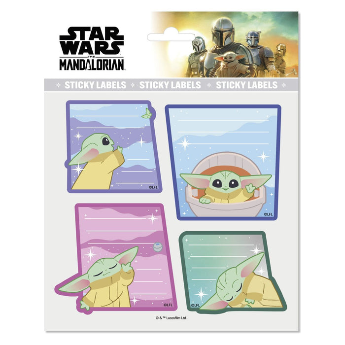 Star Wars The Mandalorian Premium Selbstklebende Etiketten Grogu