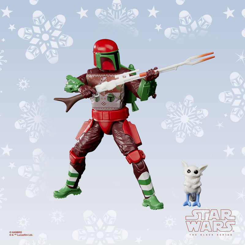 Star Wars Black Series Actionfigur Mandalorian Warrior (Holiday Edition) 15 cm