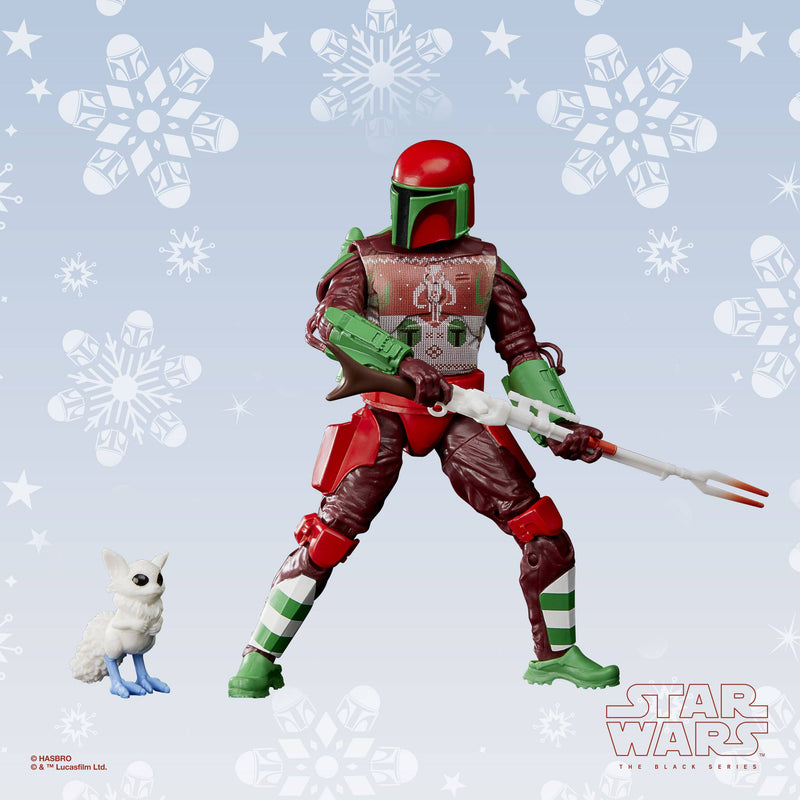 Star Wars Black Series Actionfigur Mandalorian Warrior (Holiday Edition) 15 cm