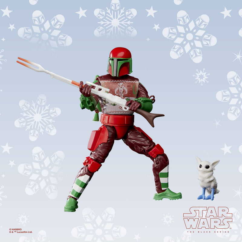 Star Wars Black Series Actionfigur Mandalorian Warrior (Holiday Edition) 15 cm
