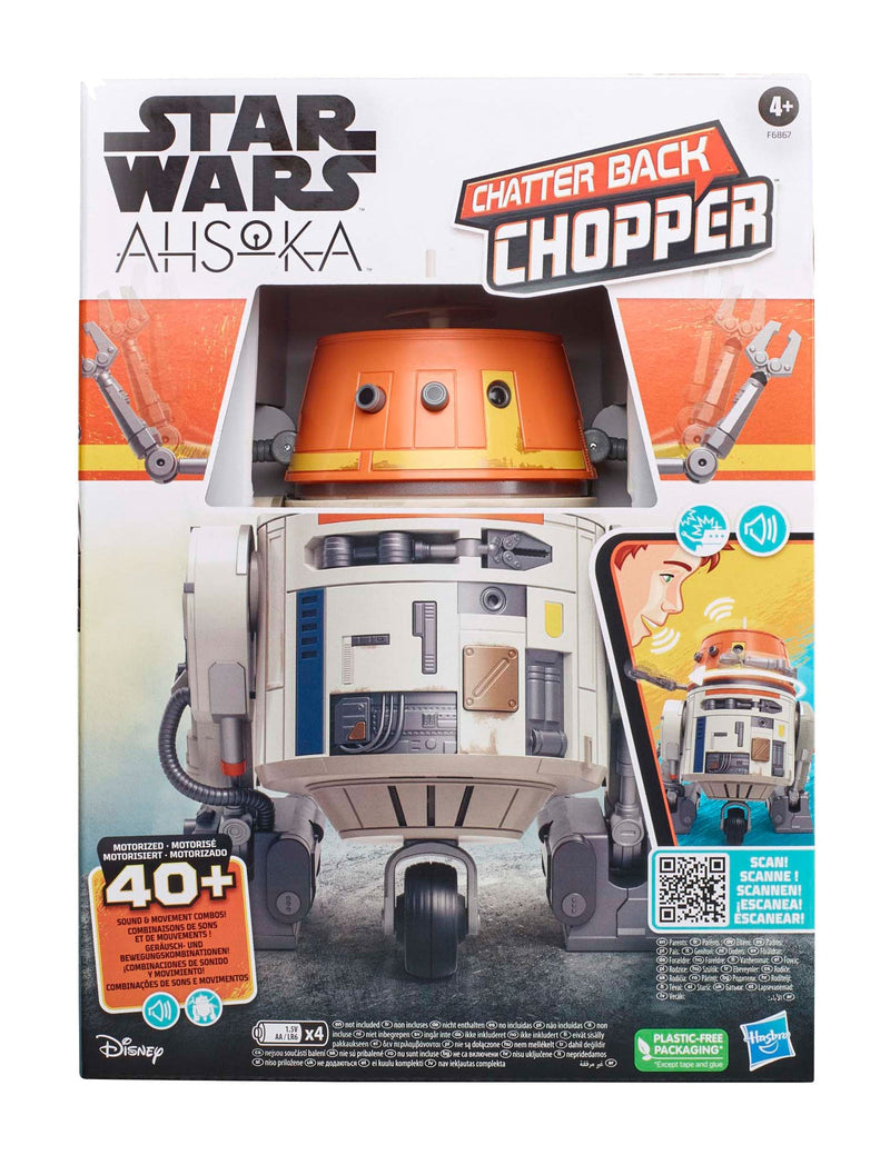 Star Wars Ahsoka Elektronische Figur Animatronic Chatter Back Chopper 19 cm