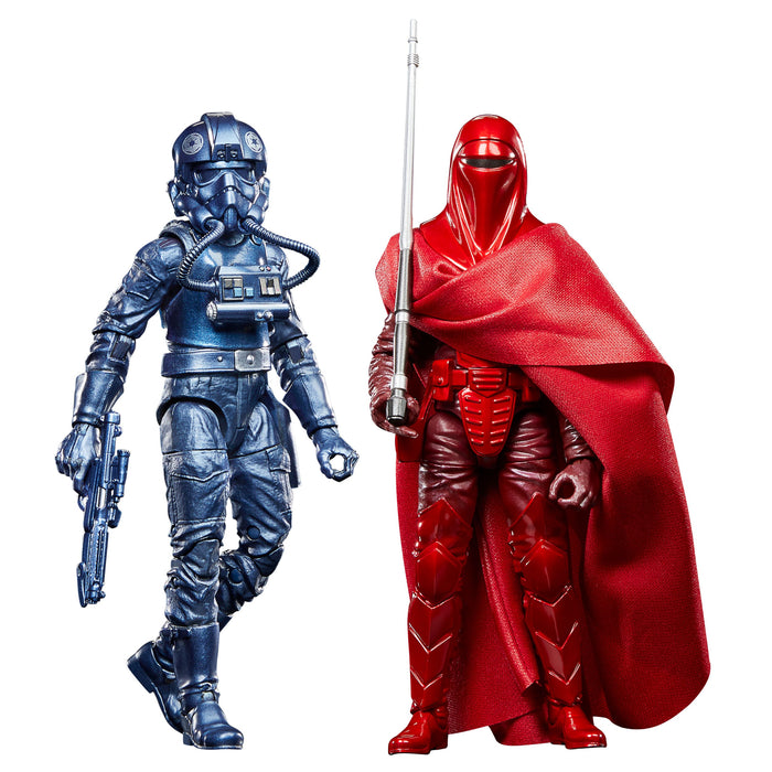 Star Wars Episode VI Black Series Carbonized Actionfiguren 2er-Pack Emperor's Royal Guard & TIE Fighter Pilot Exclusive 15 cm