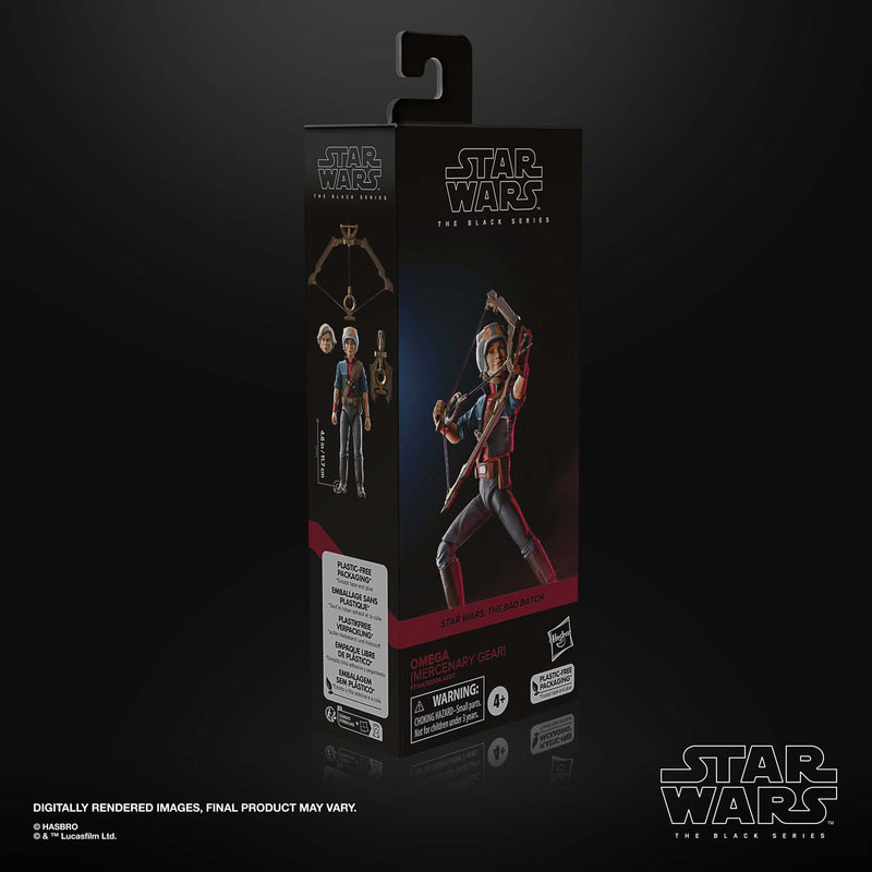 Star Wars The Bad Batch Black Series Actionfigur Omega (Mercenary Gear) 15 cm