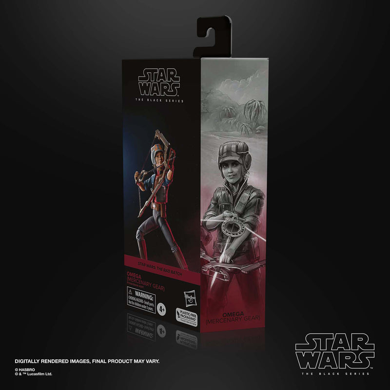 Star Wars The Bad Batch Black Series Actionfigur Omega (Mercenary Gear) 15 cm