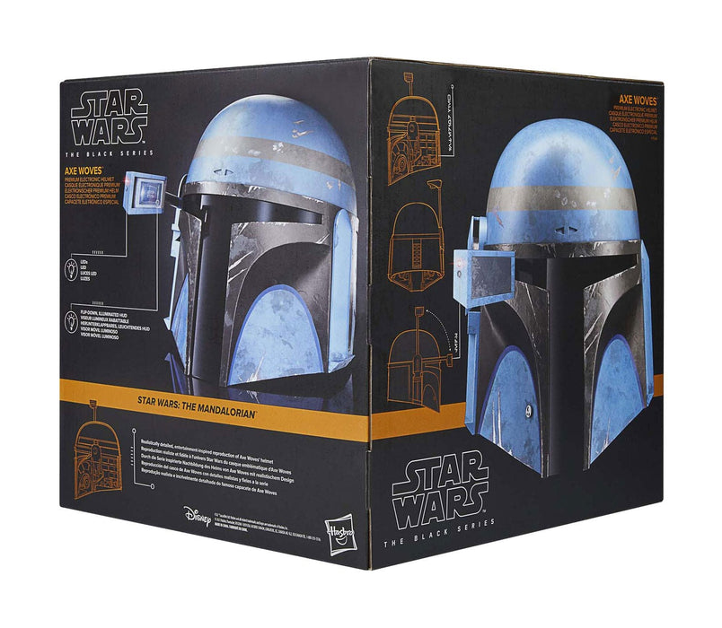 Star Wars The Mandalorian Black Series Elektronischer Helm Axe Woves