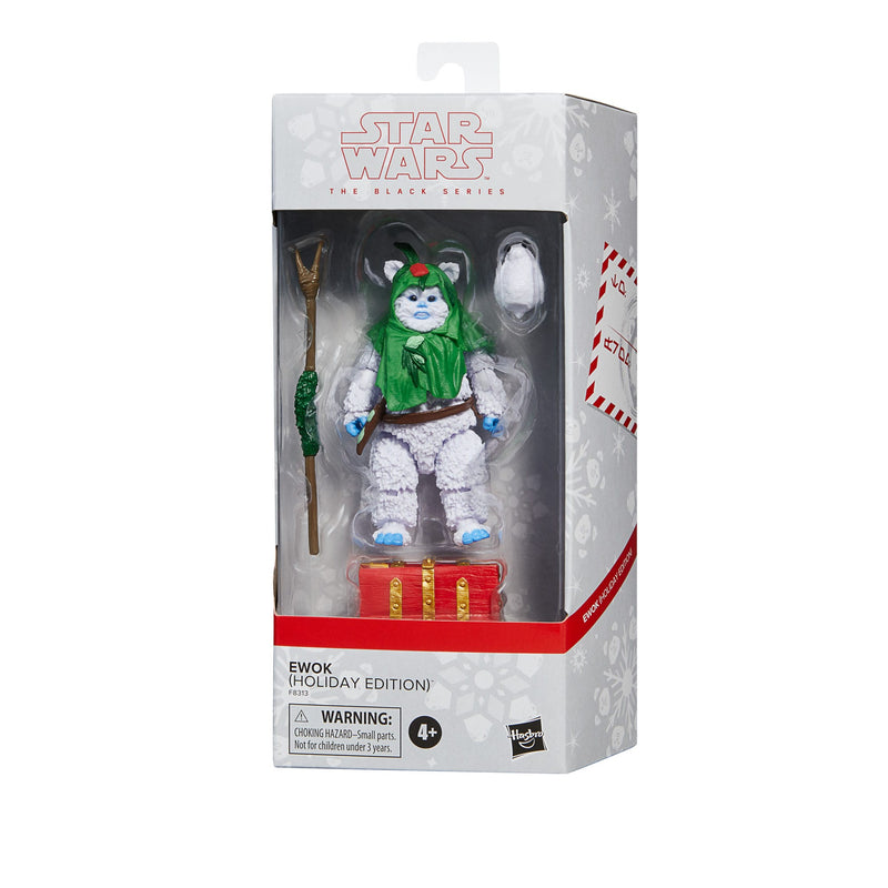 Star Wars Black Series Actionfigur Ewok (Holiday Edition) 15 cm
