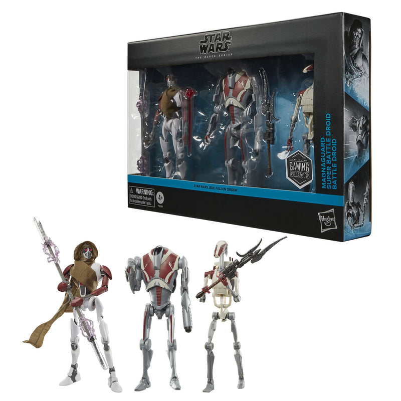 Star Wars Jedi: Survivor Black Series Actionfiguren 3er-Pack Magna Guard, Super Battle Droid & Battle Droid