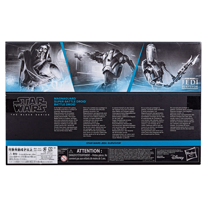 Star Wars Jedi: Survivor Black Series Actionfiguren 3er-Pack Magna Guard, Super Battle Droid & Battle Droid