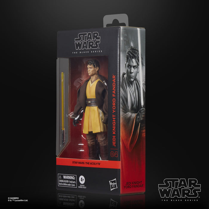 Star Wars The Acolyte Black Series Actionfigur Jedi Knight Yord Fandar 15 cm