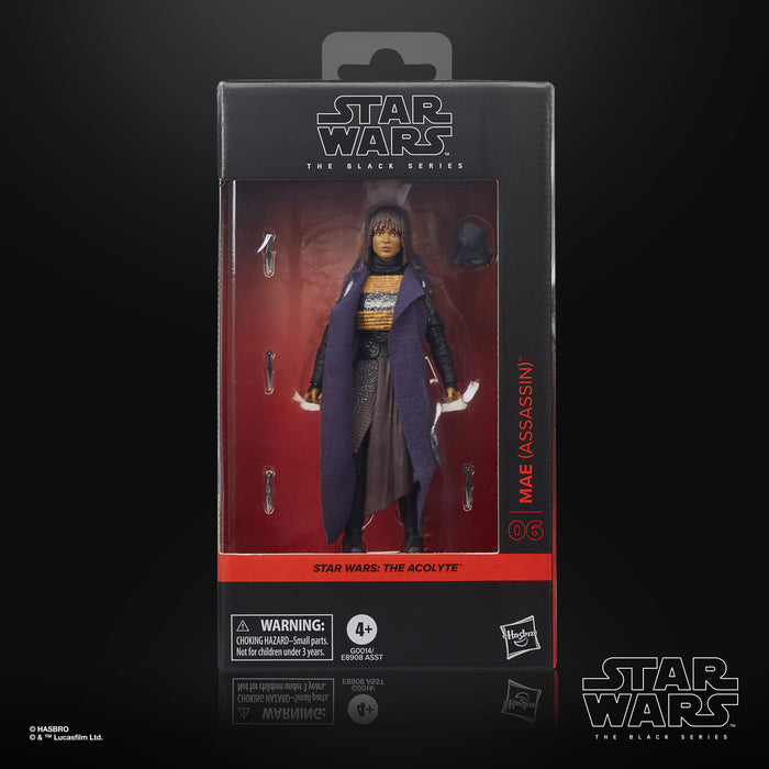 Star Wars The Acolyte Black Series Actionfigur Mae (Assassin) 15 cm