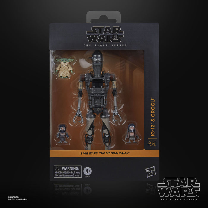 Star Wars: The Mandalorian Black Series Actionfiguren 2er-Pack IG-12 & Grogu 15 cm