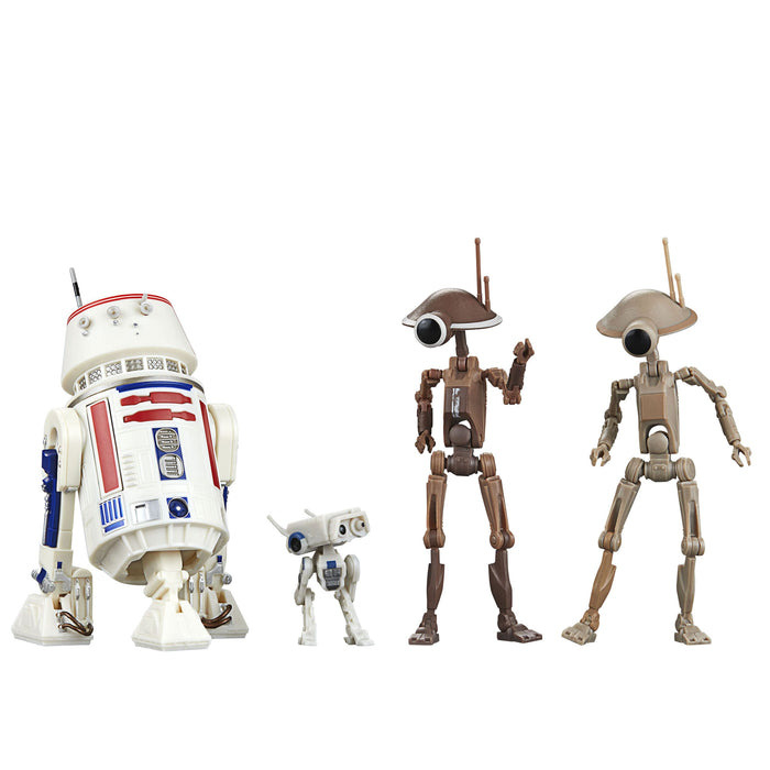 Star Wars The Mandalorian Black Series Actionfiguren 4er-Pack R5-D4, BD-72 & Pit Droids