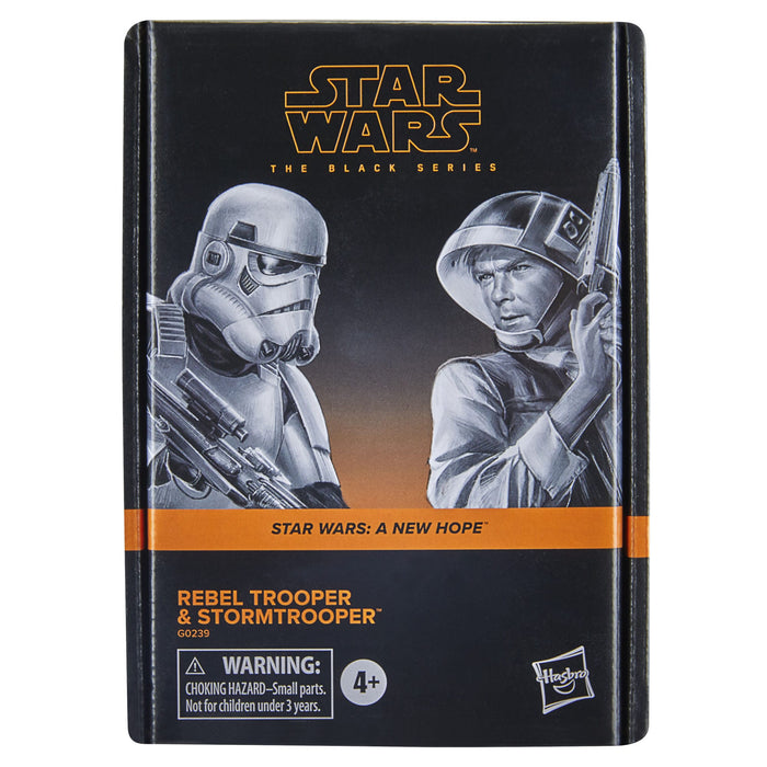 Star Wars Episode IV Black Series Actionfiguren 2er-Pack Rebel Trooper & Stormtrooper 15 cm