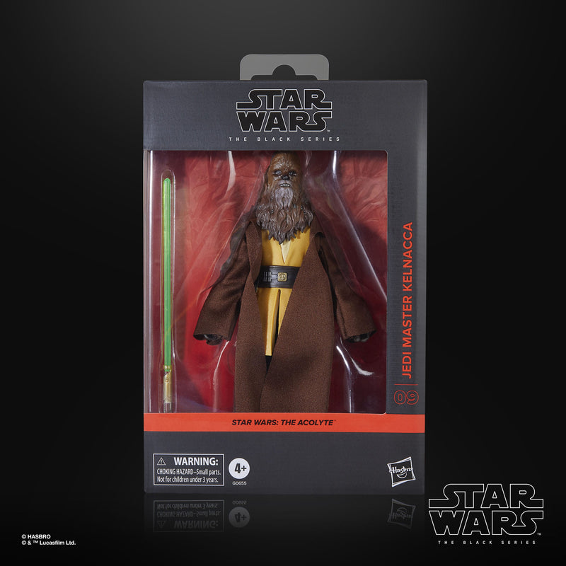Star Wars The Acolyte Black Series Actionfigur Jedi Master Kelnacca 15 cm