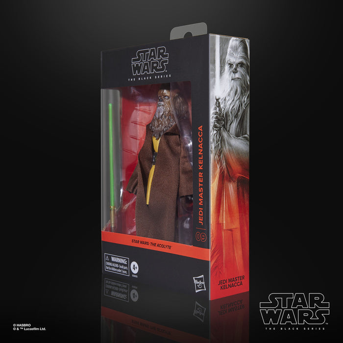 Star Wars The Acolyte Black Series Actionfigur Jedi Master Kelnacca 15 cm