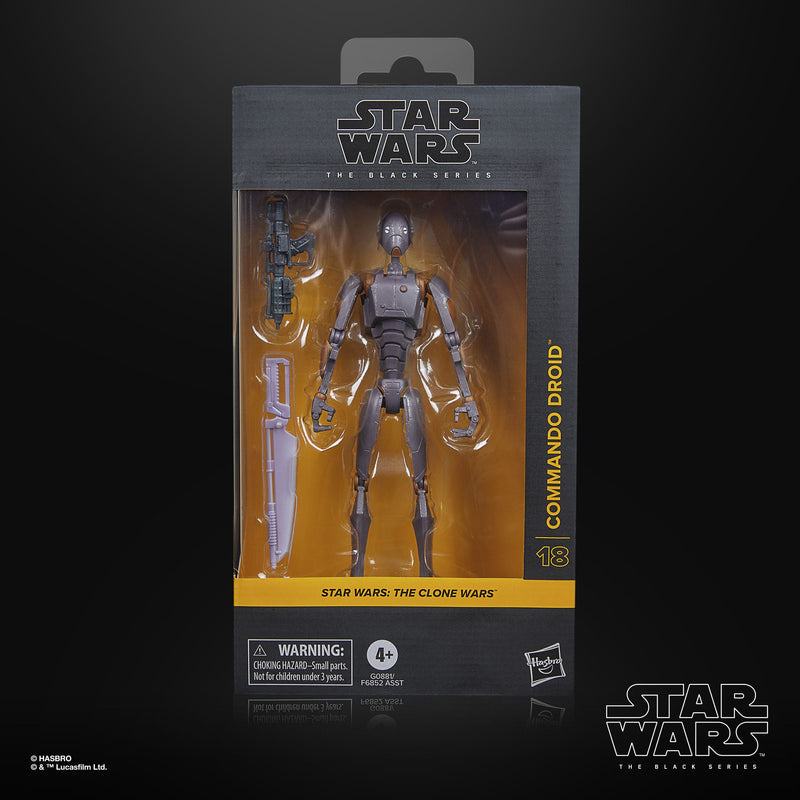 Star Wars The Clone Wars Black Series Actionfigur Commando Droid 15 cm