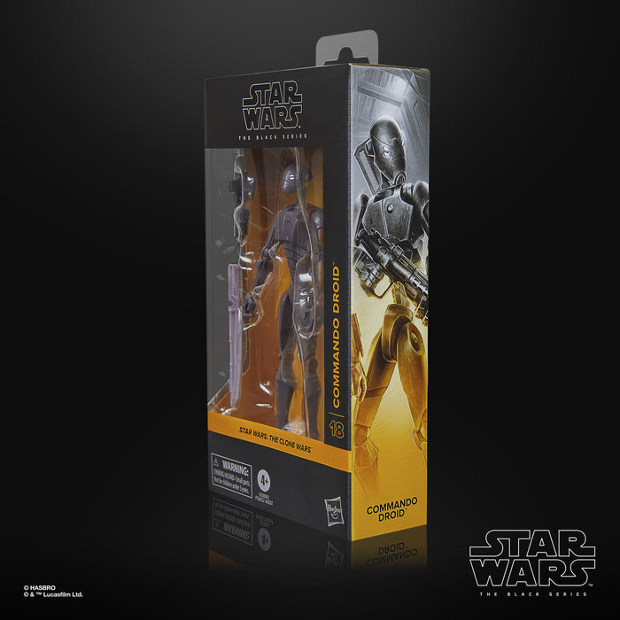 Star Wars The Clone Wars Black Series Actionfigur Commando Droid 15 cm