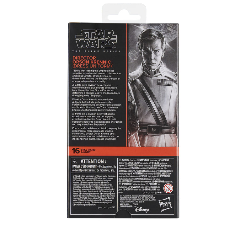 Star Wars: Andor Black Series Actionfigur Director Orson Krennic (Dress Uniform) 15 cm