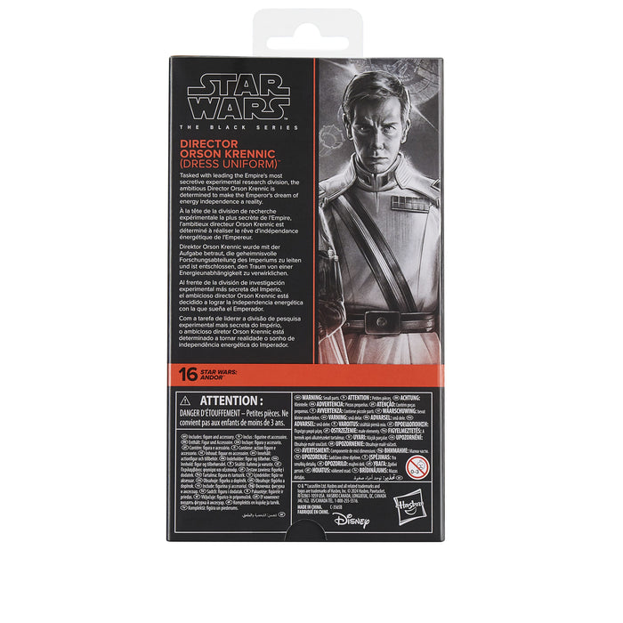 Star Wars: Andor Black Series Actionfigur Director Orson Krennic (Dress Uniform) 15 cm