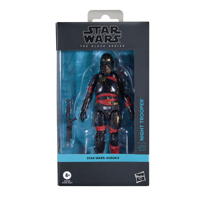 Star Wars Ahsoka Black Series Actionfigur Night Trooper 15 cm