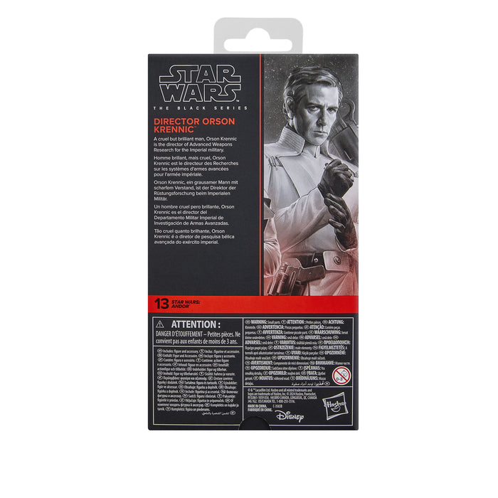 Star Wars: Andor Black Series Actionfigur Director Orson Krennic 15 cm