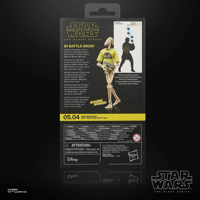 Star Wars Black Series Actionfigur B1 Battle Droid May the 4th Be With You 15 cm