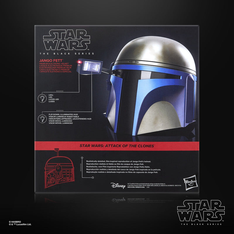 [VORBESTELLUNG] Star Wars Episode II Black Series Elektronischer Helm Jango Fett