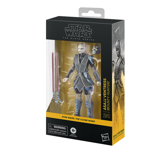 Star Wars The Clone Wars Black Series Actionfigur Asajj Ventress (Bounty Hunter) 15 cm