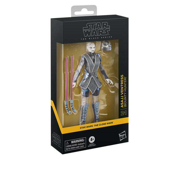 Star Wars The Clone Wars Black Series Actionfigur Asajj Ventress (Bounty Hunter) 15 cm