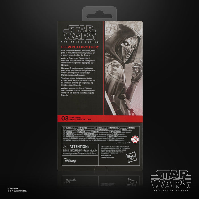 Star Wars Maul - Shadow Lord Black Series Actionfigur Eleventh Brother 15 cm