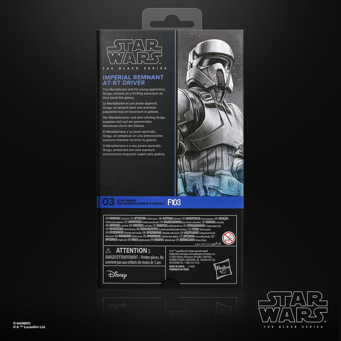 Star Wars The Mandalorian & Grogu Black Series Actionfigur Imperial Remnant AT-RT Driver 15 cm