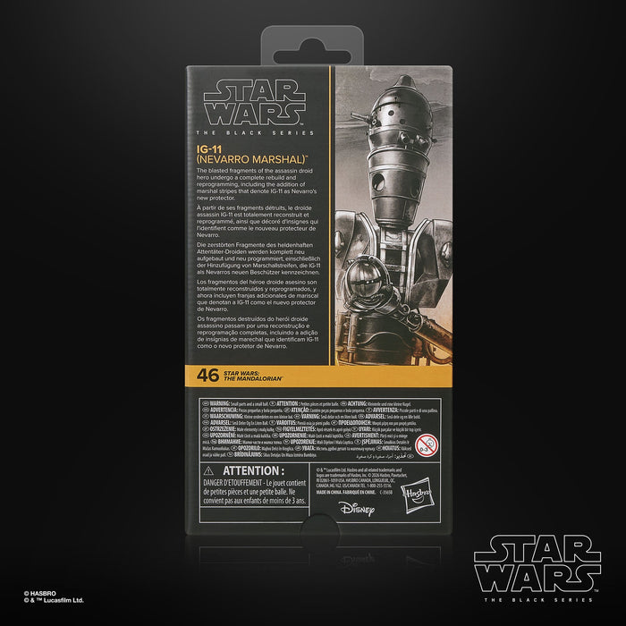 Star Wars: The Mandalorian Black Series Actionfigur IG-11 (Nevarro Marshal) 15 cm