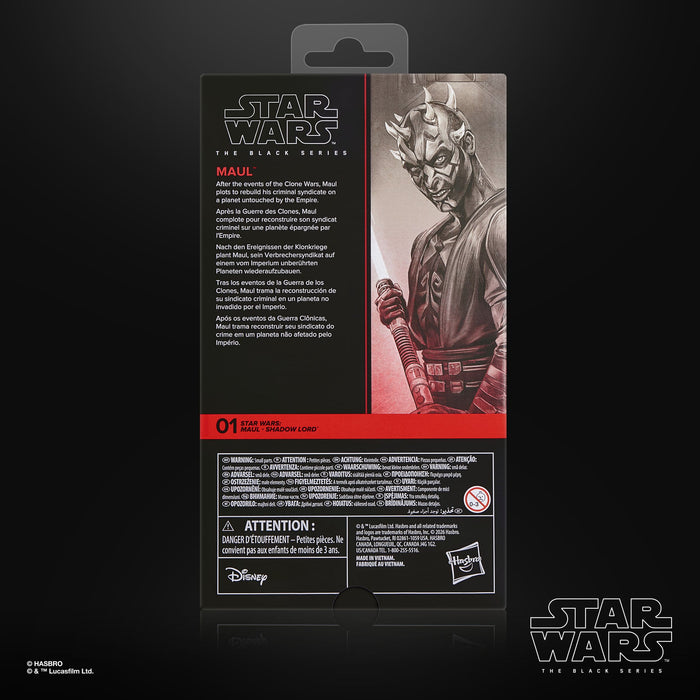 Star Wars: Maul - Shadow Lord Black Series Actionfigur Maul 15 cm