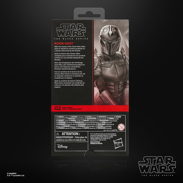 Star Wars: Maul - Shadow Lord Black Series Actionfigur Rook Kast 15 cm