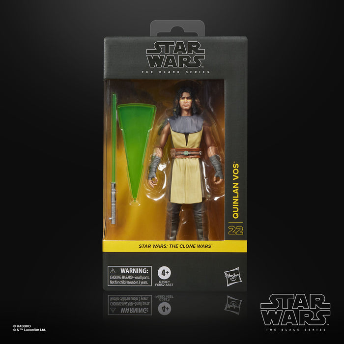Star Wars The Clone Wars Black Series Actionfigur Quinlan Vos 15 cm