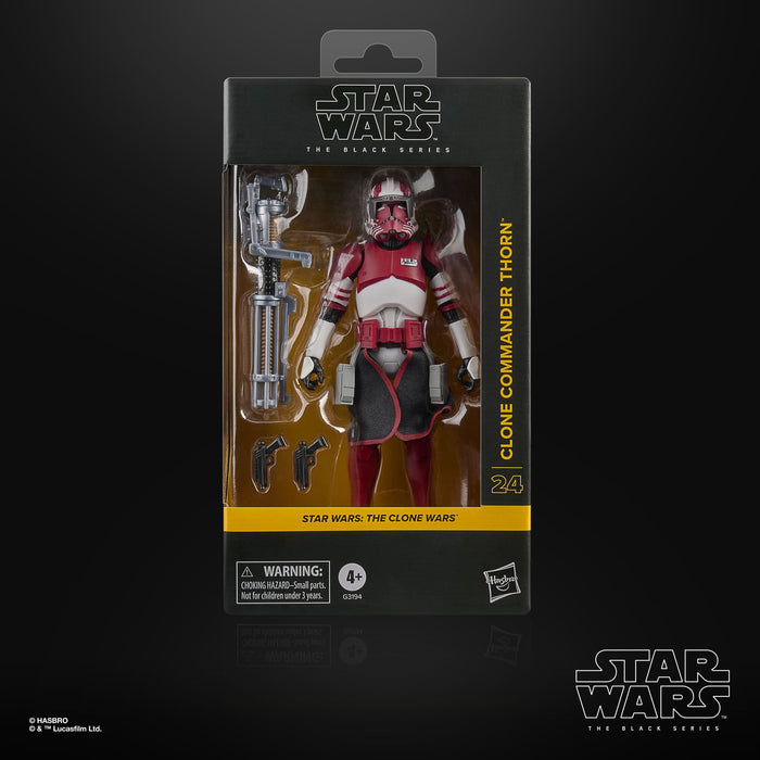 Star Wars The Clone Wars Black Series Actionfigur Clone Commander Thorn 15 cm