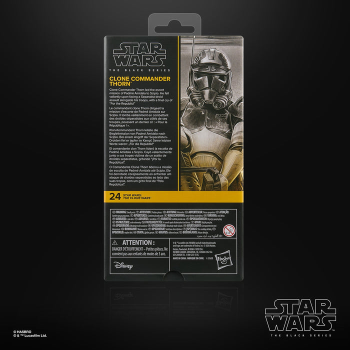 Star Wars The Clone Wars Black Series Actionfigur Clone Commander Thorn 15 cm