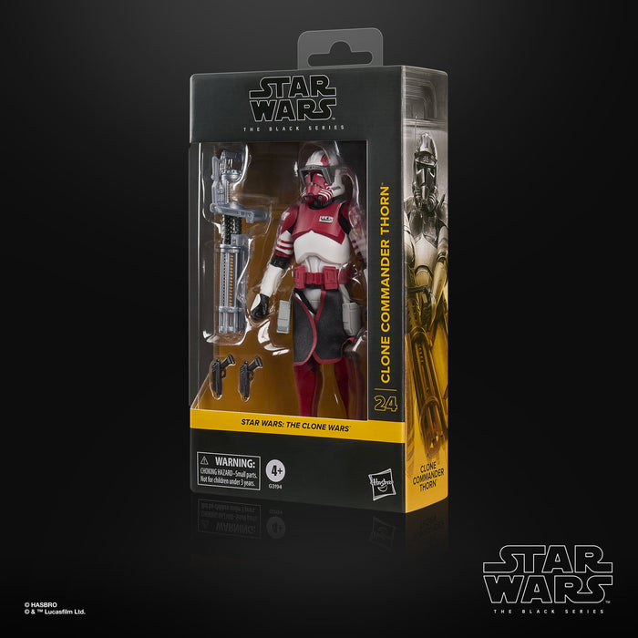 Star Wars The Clone Wars Black Series Actionfigur Clone Commander Thorn 15 cm