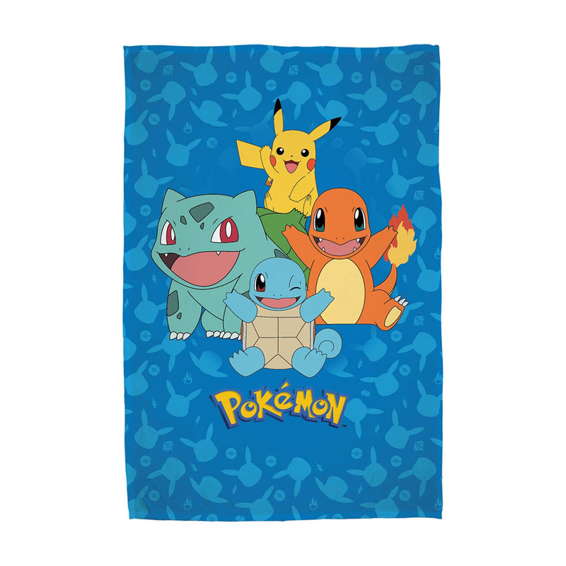 Pokémon Flanell-Fleecedecke Starter Pokémon 130 x 160 cm