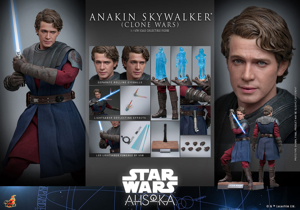 [VORBESTELLUNG] Star Wars: The Clone Wars Actionfigur 1/6 Anakin Skywalker 31 cm