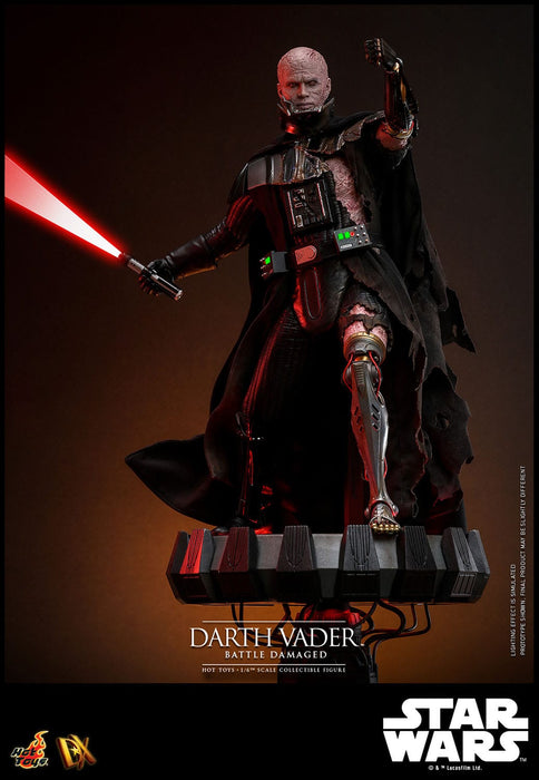 [VORBESTELLUNG] Star Wars Actionfigur 16 Darth Vader (Battle Damaged) 35 cm