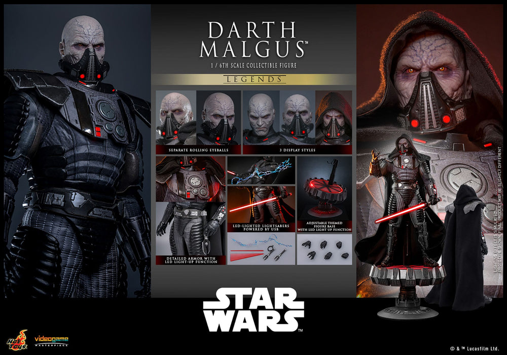 [VORBESTELLUNG] Star Wars Legends Videogame Masterpiece Actionfigur 1/6 Darth Malgus 34 cm