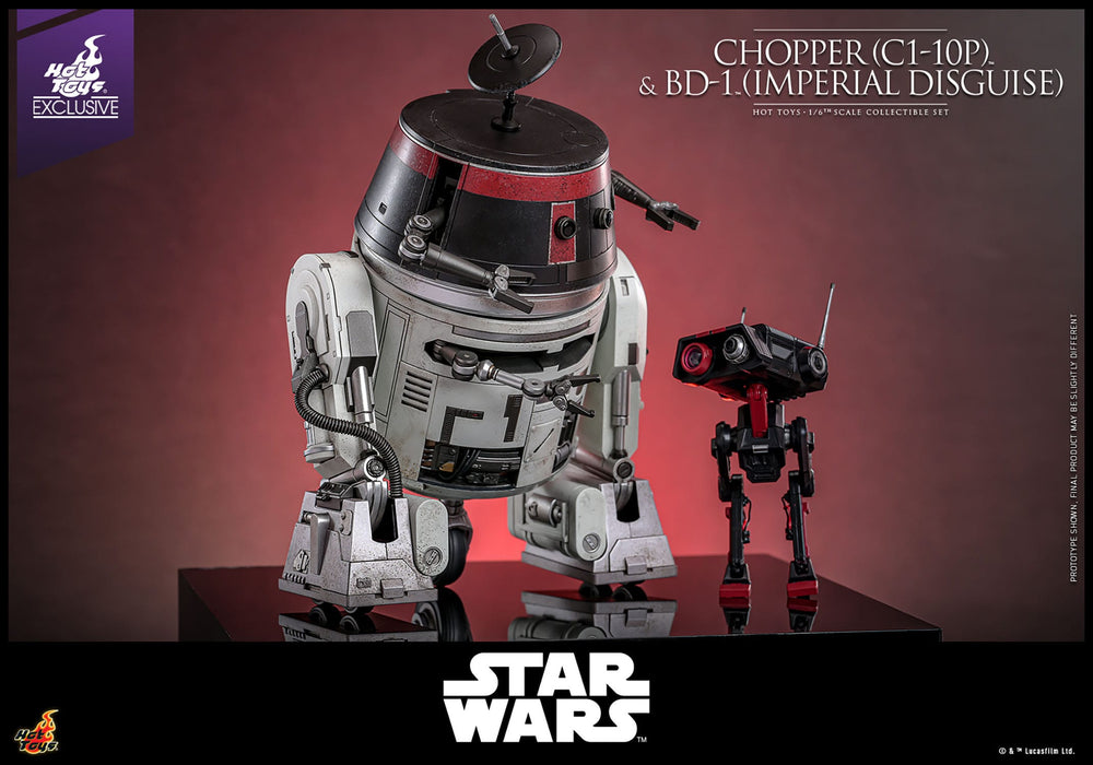 [VORBESTELLUNG] Star Wars Actionfigur Set 16 Chopper (C1-10P™) & BD-1™ (Imperial Disguise) 18 cm & 8 cm