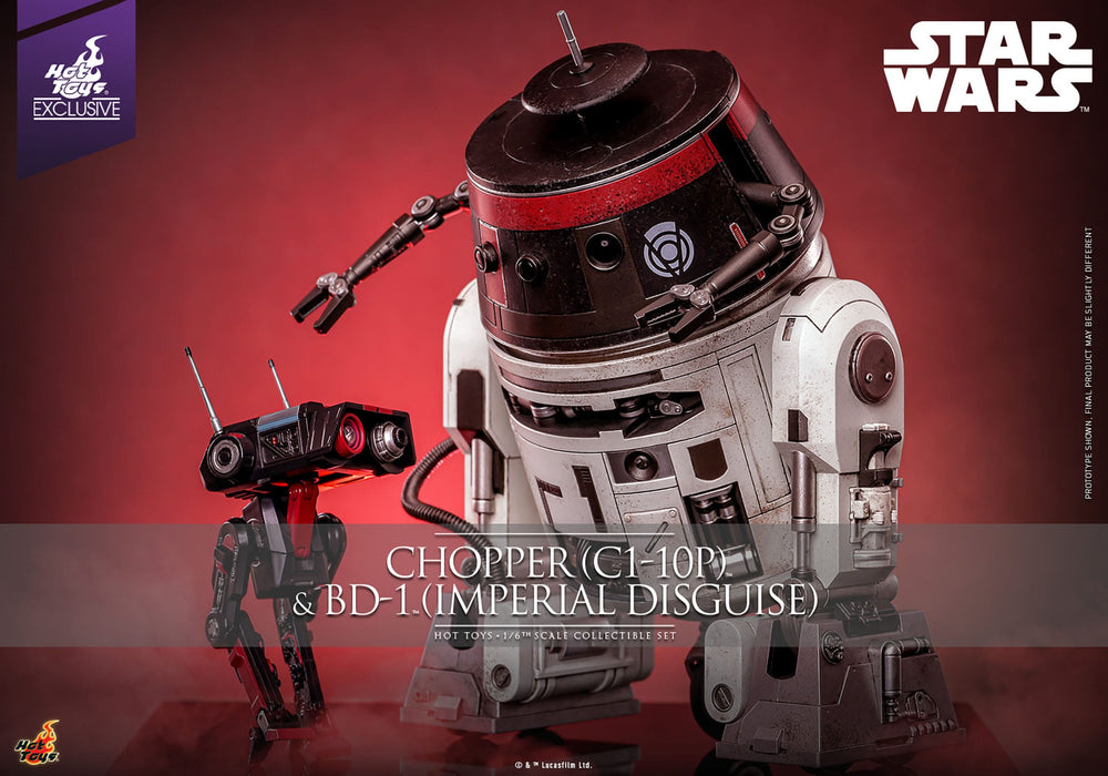 [VORBESTELLUNG] Star Wars Actionfigur Set 16 Chopper (C1-10P™) & BD-1™ (Imperial Disguise) 18 cm & 8 cm
