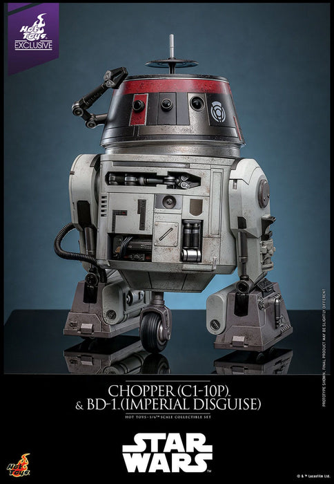 [VORBESTELLUNG] Star Wars Actionfigur Set 16 Chopper (C1-10P™) & BD-1™ (Imperial Disguise) 18 cm & 8 cm