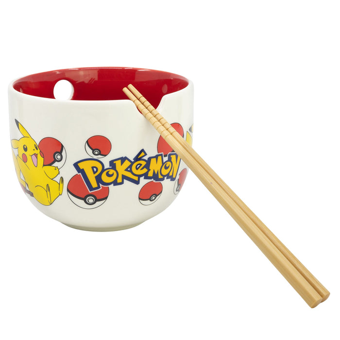 Pokémon Ramen-Schüssel mit Stäbchen Face