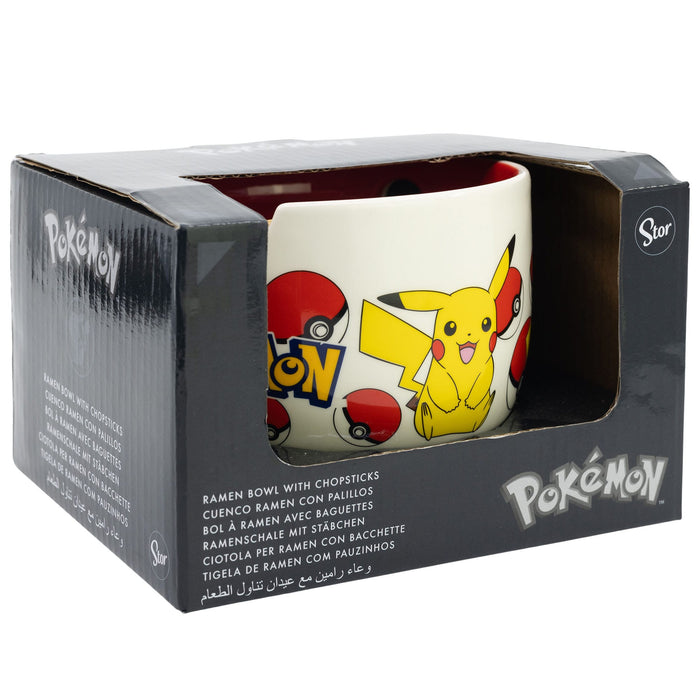 Pokémon Ramen-Schüssel mit Stäbchen Face
